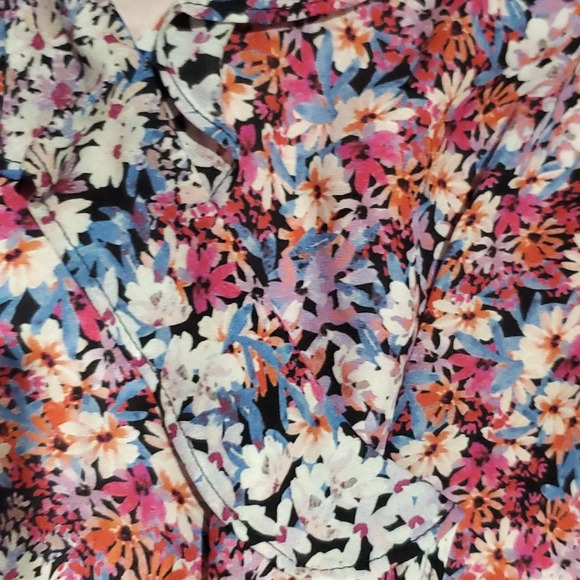 Parker silk asymmetric hem ruffle tiered sleeveless dress - Picture 6 of 8